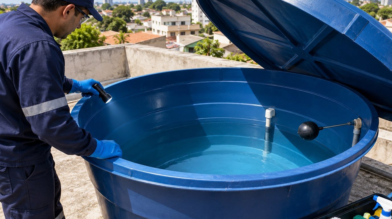 Caixa d'Água Abastecida em Governador Valadares‑MG