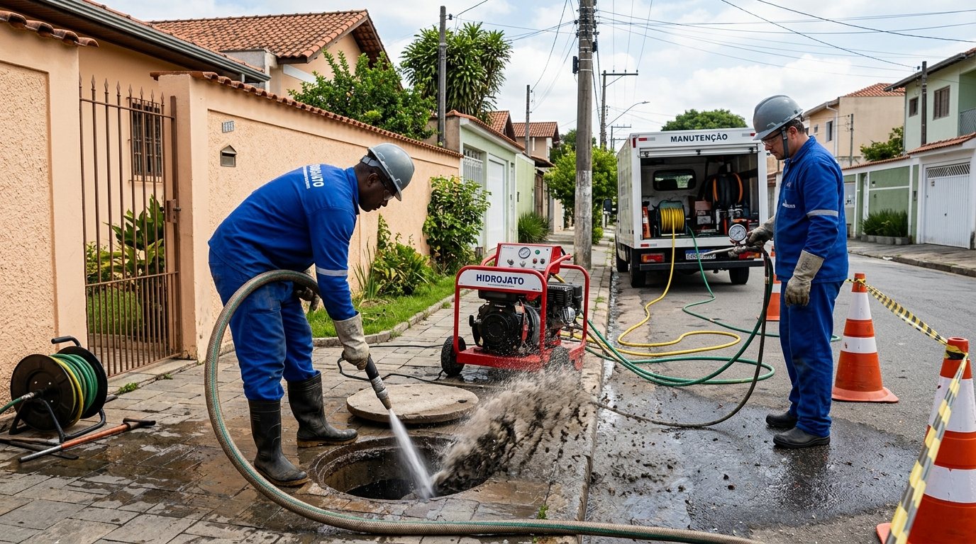 Hidrojateamento Residencial em Governador Valadares‑MG