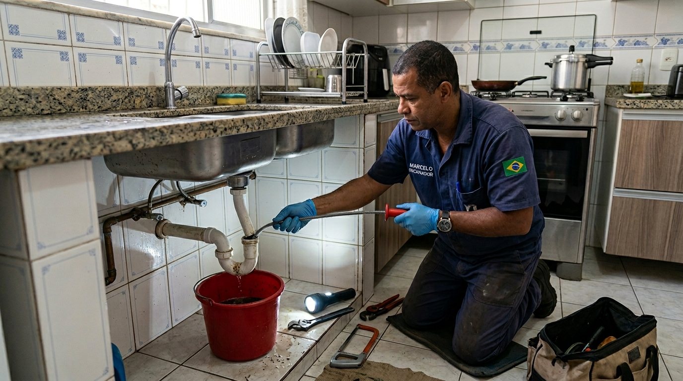 Ligação da Pia da Cozinha em Governador Valadares‑MG