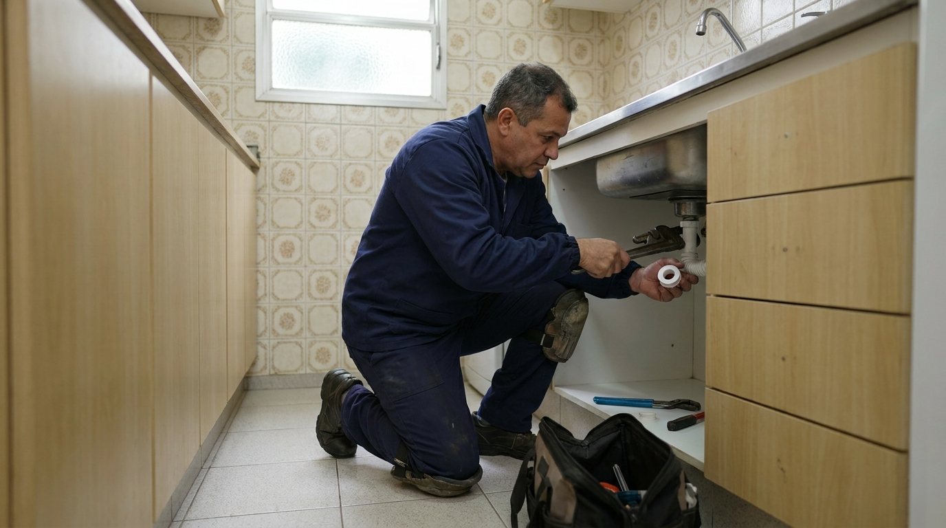Reparo Hidráulico na Cozinha em Governador Valadares‑MG